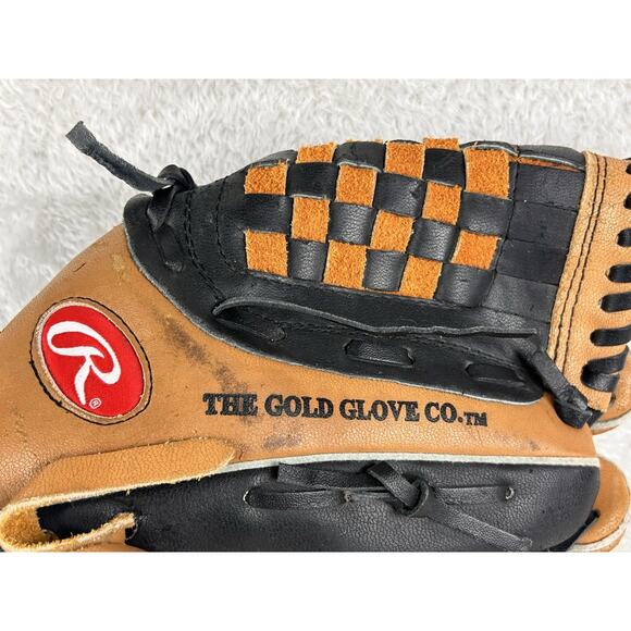 Rawlings Player Series PL1208 12" Leather Palm Glove Basket Web Throw Left Hand - Picture 3 of 8